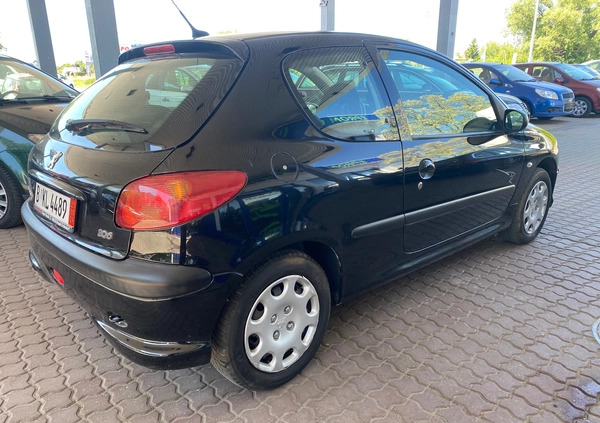 Peugeot 206 cena 7999 przebieg: 199500, rok produkcji 2008 z Grodzisk Wielkopolski małe 301